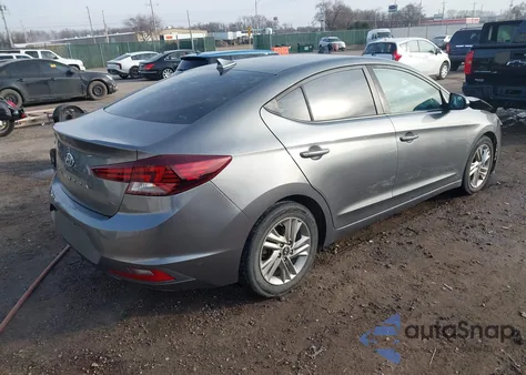 2019 Hyundai Elantra Sel z USA, uszkodzony, nr VIN 5NPD84LF8KH408527